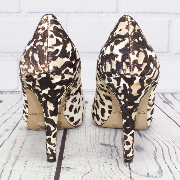 SALE! White House Black Market Leopard Fur Heels 6 - Picture 5 of 8